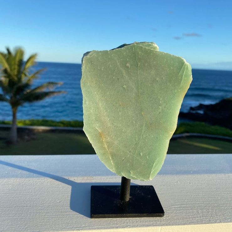 Green Quartz - on Base