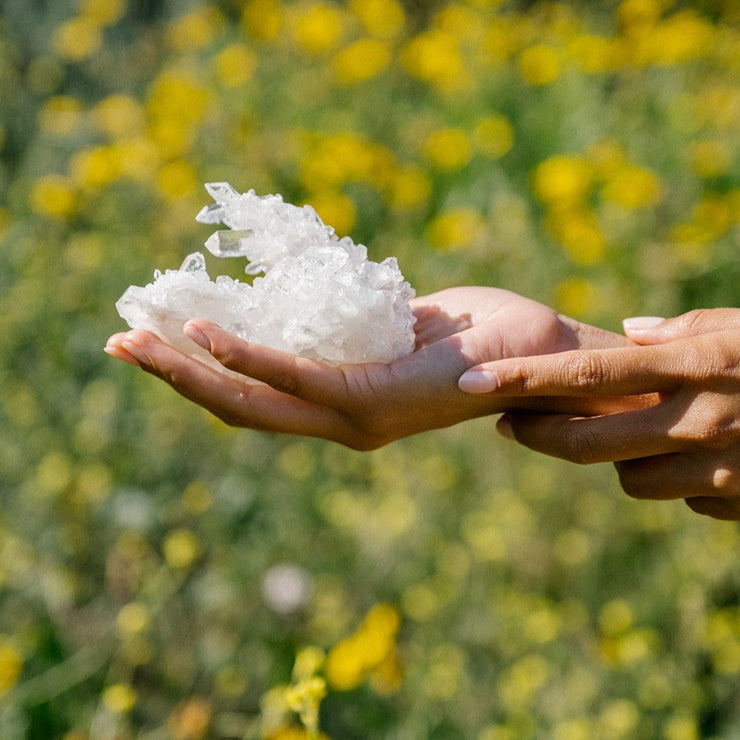 Crystal Quartz Cluster - Premium