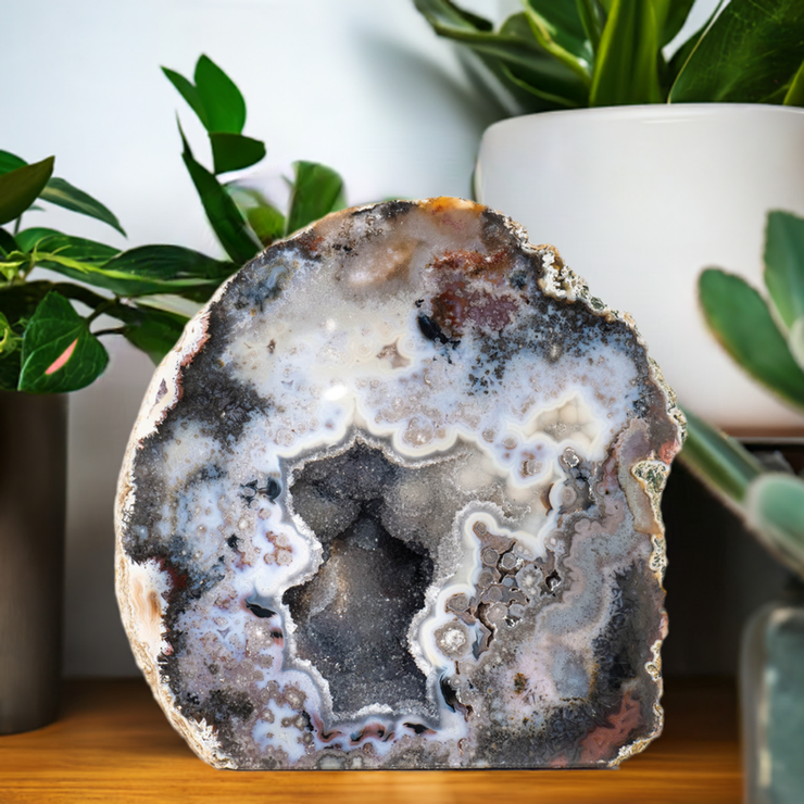 Agate Geode Sculpture