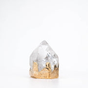 Crystal Quartz Point - Gold Plated